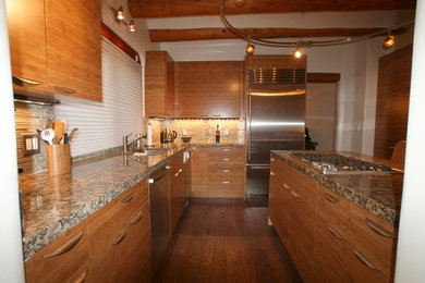 Trendy kitchen photo in Albuquerque