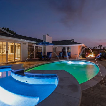 Twilight at Newport Beach Home