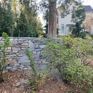 Double Sided Field Stone Wall in Bethesda MD