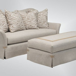 712-Sofa and Ottoman | Burton James - Sofas