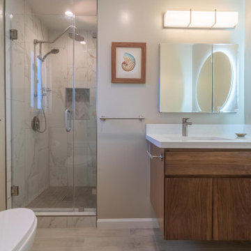 two bathrooms remodel