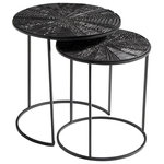Cyan Lighting - Cyan Lighting Quantum - 20" Nesting Table (Set Of 2), Bronze/Black Finish - Quantum 20" Nesting  Bronze/Black *UL Approved: YES Energy Star Qualified: n/a ADA Certified: n/a  *Number of Lights:   *Bulb Included:No *Bulb Type:No *Finish Type:Bronze/Black