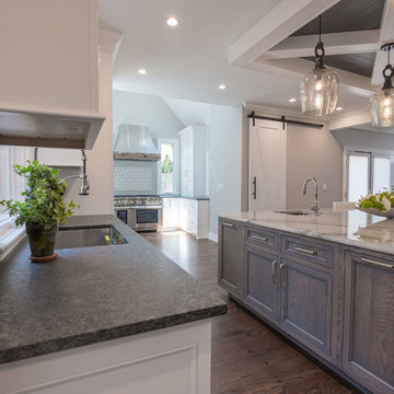 Modern Farmhouse Kitchen and Home Bar