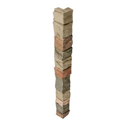 255-STACKED STONE OUTSIDE CORNER - 48"H X 3 &frac14;" W X 1 &frac12;"D - Wall Panels