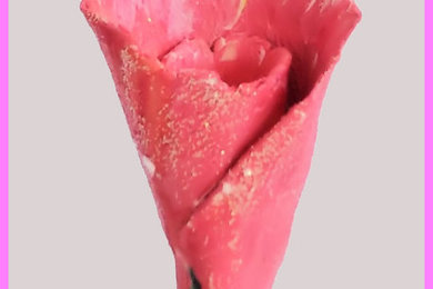 Rose Bud Light Pink Pencil Holder