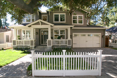 Inspiration for a craftsman exterior home remodel in San Francisco