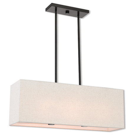 Livex Lighting Summit English Bronze Light Linear Chandelier