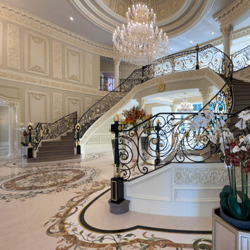 Project #135 | A Vibrant Double Curved Staircase