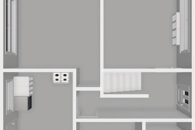 Design ideas for a modern kitchen in Cardiff.
