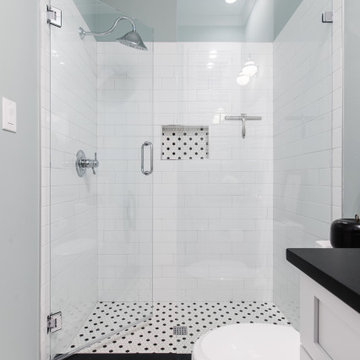 Vintage Bathroom Remodeling Walk-In Shower