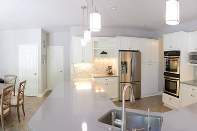 Beach style kitchen photo in Baltimore