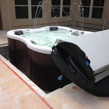 Concrete Vault Hot Tub Installation