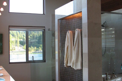 Inspiration for a contemporary bathroom remodel in Seattle