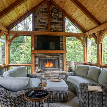 Mountain Brook Covered Deck/Fireplace