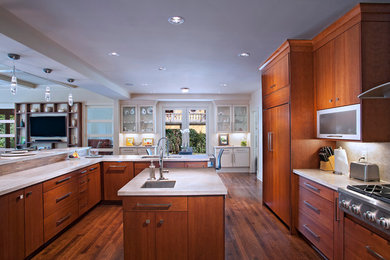 Inspiration for a contemporary kitchen remodel in Austin