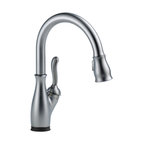 Delta Leland Pull-Down Kitchen Faucet, Touch2O, ShieldSpray, Arctic Stainless