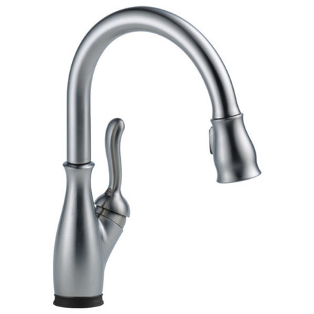 Delta Leland Pull-Down Kitchen Faucet, Touch2O, ShieldSpray, Arctic Stainless