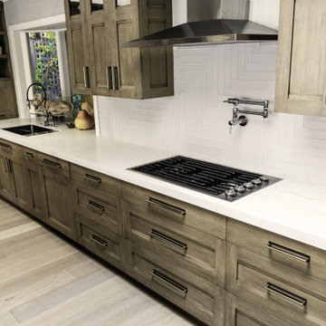 Perimeter cabinets Montblanc Neolith Porcelain
