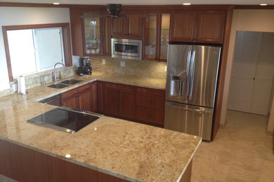 Island style kitchen photo in Hawaii