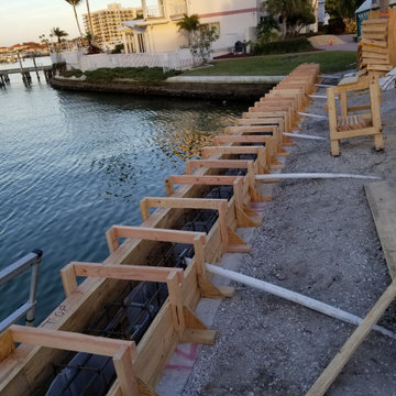 600 feet of seawall