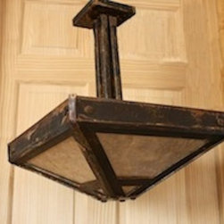 Rusted Ceiling Light - Chandeliers
