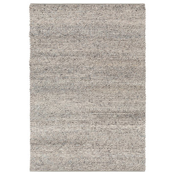 Tahoe Textured Silver Gray Area Rug, 8'x10'