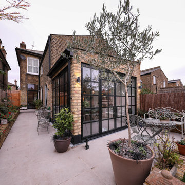 A beautiful crittall-style extension