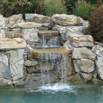 Water features, slides, spas