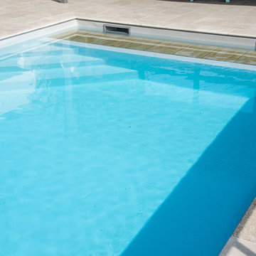 Jaune & Bleu - Piscine sur mesure