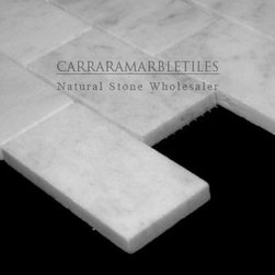 White Carrara Marble Italian Bianco Carrera 2x4 Mosaic Tile Polished - Products