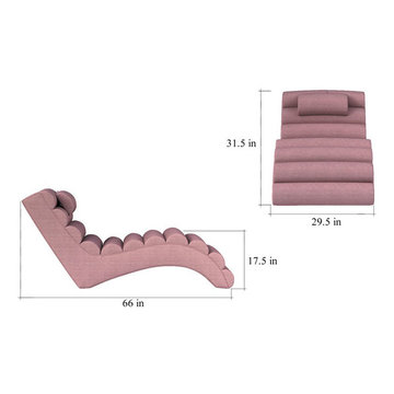 European modern chaise lounge ESTELA