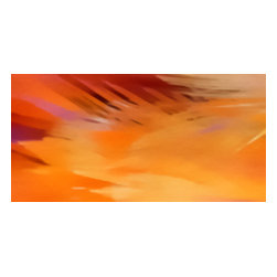 Douglas Page Photographic Arts - Color Flow Abstract, Canvas Giclee, 20"x10" - Prints And Posters
