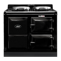 AGA Traditional Electric 2 Oven Cooker, Black | A2O-E-BLK - Gas Ranges And Electric Ranges