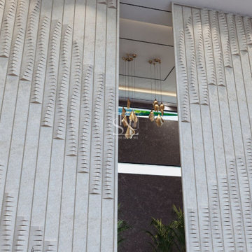 Create Flow with Sliced Cut Stone Wall Cladding
