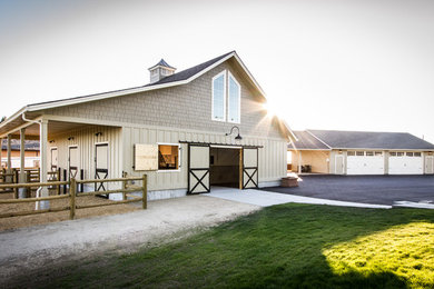 Inspiration for a cottage shed remodel in Boise