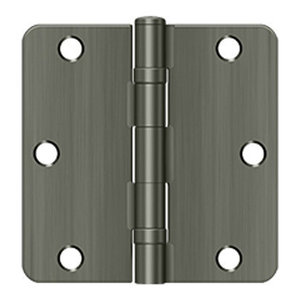Baldwin 1046151I Square Ball Bearing Mortise Hinge Antique Nickel