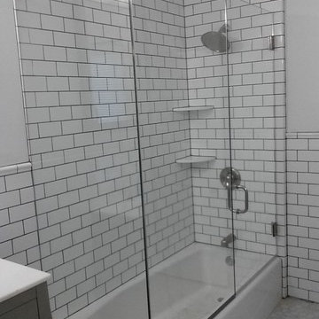 Frameless Corner Glass Showers