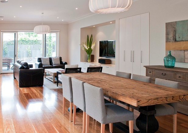 Contemporary Dining Room by Key Piece