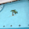 Palm Tree 1 Ceramic Swimming Pool Mosaic 24"x23"