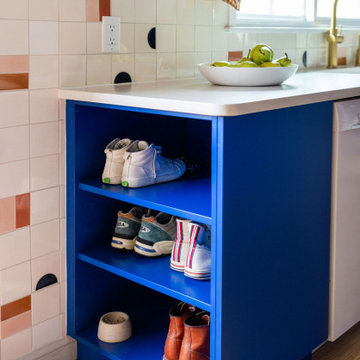 Retro Cobalt Kitchen