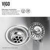 VIGO All-In-One Mercer Stainless Steel Undermount Kitchen Sink Set, 30"