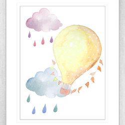 Up and Away Collection - Framed Wall Art (UP03) - Kids Wall Decor