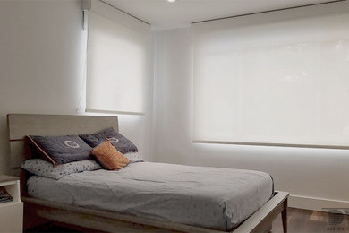 Inspiration for a modern bedroom remodel in Miami