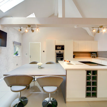 Gloss Ivory Kitchen Installed in Stalybridge, Tameside