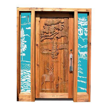 Carved cabin Door