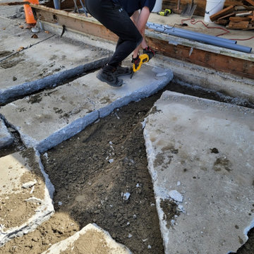 Perimeter Drain Repair & Deck Rebuild