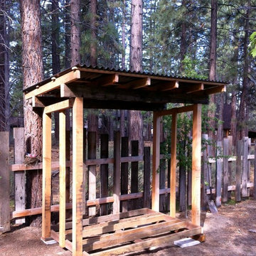 Custom Firewood Shed
