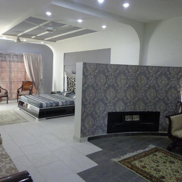 Bedroom Partition with Living Room