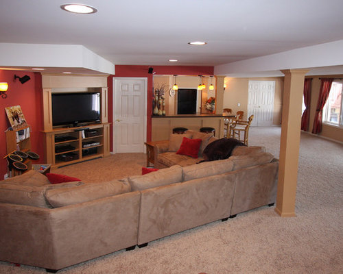 Best Finished Basement Ideas Design Ideas & Remodel Pictures | Houzz  SaveEmail