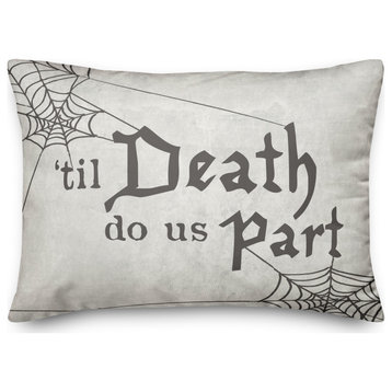Till Death Do Us Part 14x20 Throw Pillow
